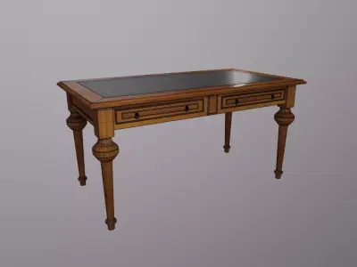 Antique Table Low-poly 3D model