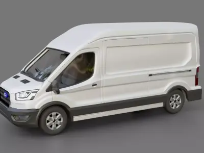 Ford Transit Panel Van L3H3 2020 3D model