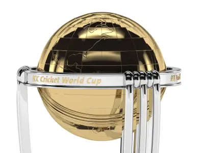 Cricket World Cup Trophy 3D model