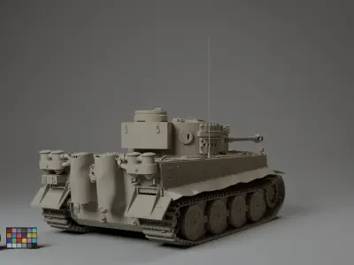 Tiger Tank Free 3D model