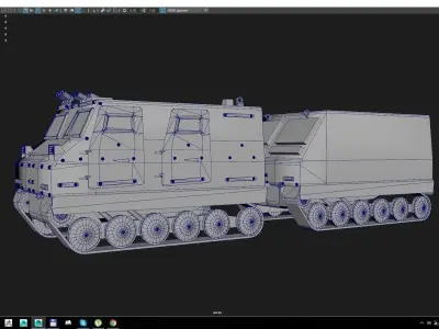 ATTC Bronco Low-poly 3D model