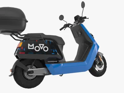Niu Movo Rideshare Low-poly 3D model