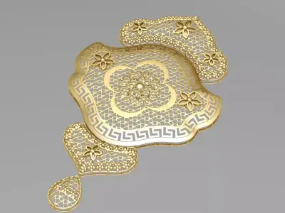 Main pieces of kurdish designs 2 3D print model