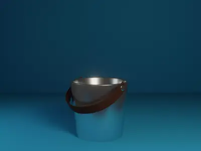 FREE Bucket Free low-poly 3D model