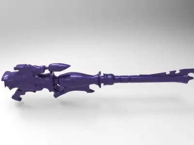 Evil Space Elf - Dark Lance Vehicle and Footman 3D print model