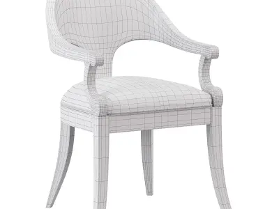 REGENCY BURL CHAIR by Bakerfurniture 3D model