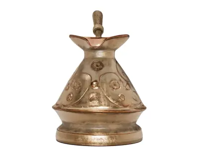 Vintage Copper Coffee Pot Low-poly 3D model