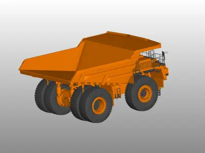 Dump Truck 3D model by truck-3d from CGTrader