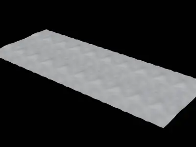 Seamless looping river segment Free low-poly 3D model