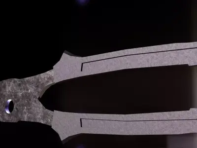 Low Poly Pliers - Game Ready PBR 3D Model - 379 Faces Low-poly 3D model
