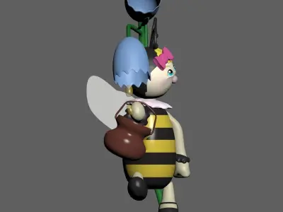 Cartoon Bee 3D model get
