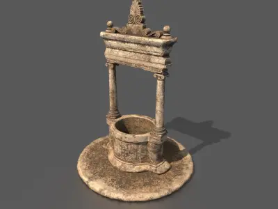 Historic Water Well 3D model