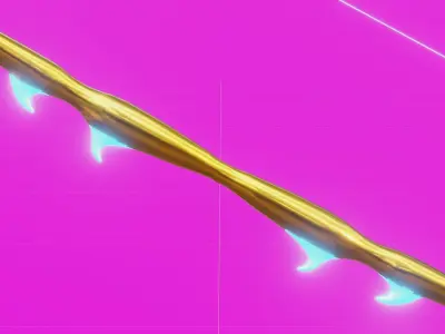 Fantasy Bow Low-poly 3D model buy
