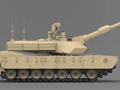 Abrams Tank 3D model