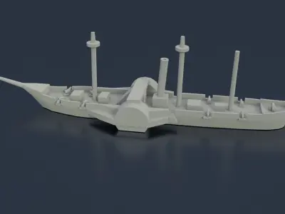 Paraguayan Steam Marques de Olinda 3D print model