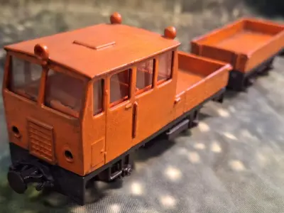Motorized Draisine WMC 1-87 H0e750mm resin 3D print model