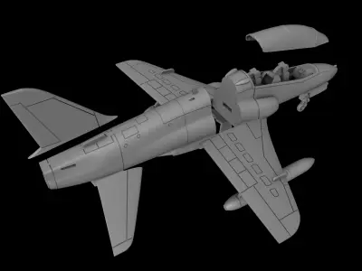 BAE HAWK MK-53 SCALE 1-48 READY TO PRINT STL FILES 3D print model