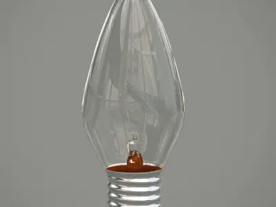 Light bulb 3D model by codercatclub