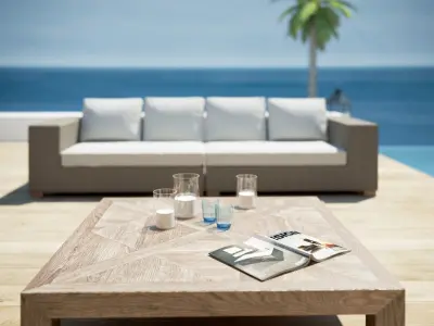 Garden Furniture v2 3D model