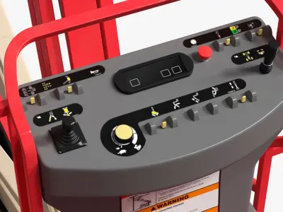  JLG Articulating Boom Lift Red 