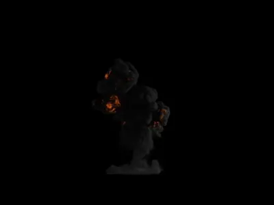 Simple Explosion 3D model