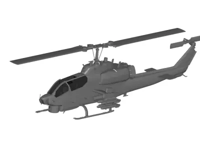 Bell AH-1 SuperCobra 3D model buy