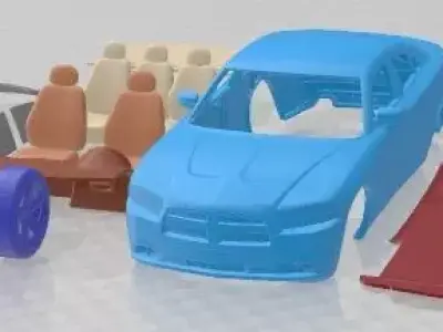 Dodge Charger 2011 Printable Car 3D print model