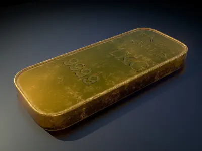 HIE Game Ready Bullion N1 Low-poly 3D model