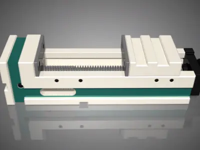 High pressure vise Free 3D model