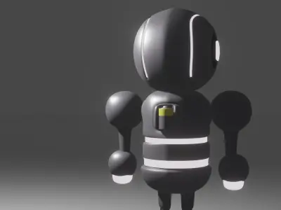 Robot Toy 3D model get