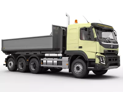 Volvo FMX MULTILIFT animated 3D model