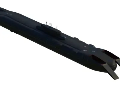 Project 717 amphibious Transport Submarine 3D model