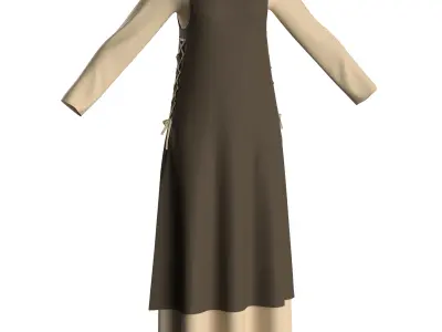 23 MEDIEVAL CLOTHES 3D model