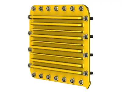 Ventilation Grill Free 3D model purchase