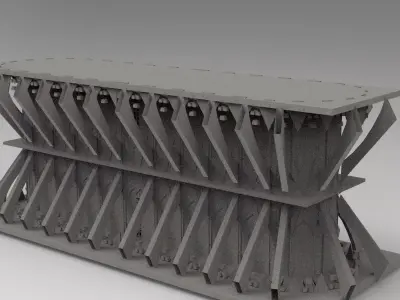 Cathedral airship center 2 3D model