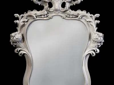 Classic mirror 002 3D model