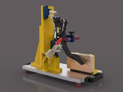 Accelerator Checking Fixture Free 3D model