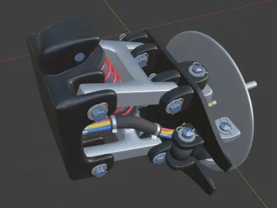 SUSPENSION FOR MARS ROVER 3D model