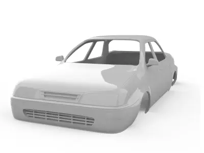 Toyota Corolla E100 3D print model