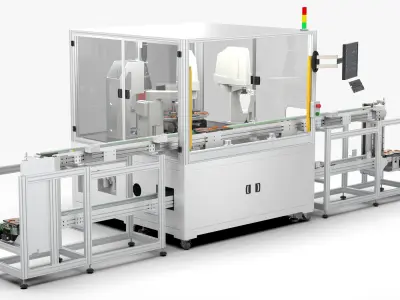 Automatic Mobile Phone Battery Testing Machine 3D model