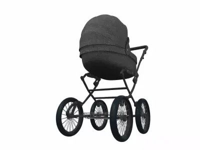 Baby stroller 05 3D model