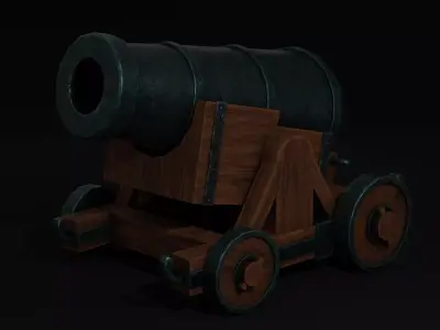 3D Cannon  3D model