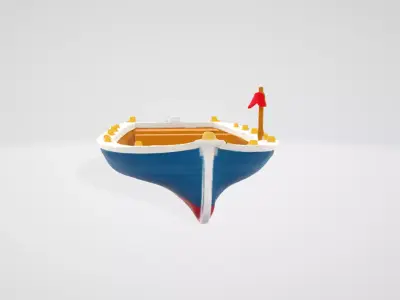 Boat 3d 3D model