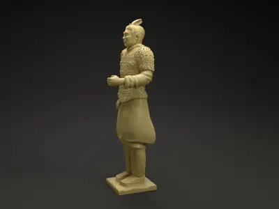 Chinese Terracotta warrior figurine intended for 3D printing 3D print model