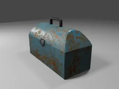 Toolbox - Caixa de Ferramentas Low-poly 3D model