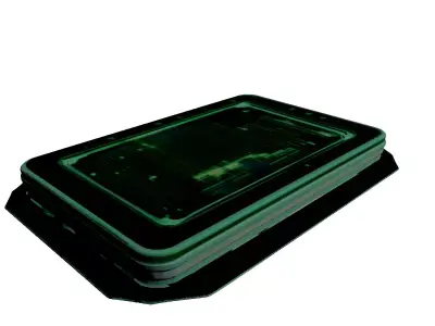 Futuristic SciFi Circuit Tablet Model 3D model