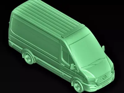 ambulance vehicle 3D print model