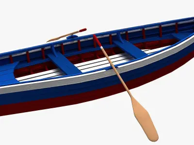 Boat Skiff 3D model purchase