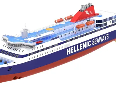 Hellenic Seaways Nissos Chios 3D model