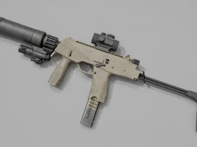 BT MP9 TP9 Low-poly 3D model